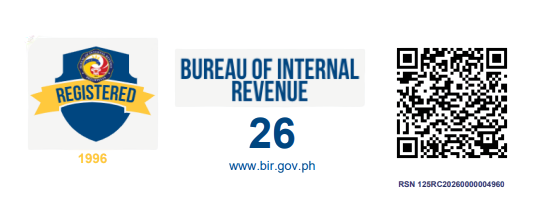 BIR Compliance Certificate of Registration